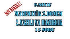 9.sınıf matematik